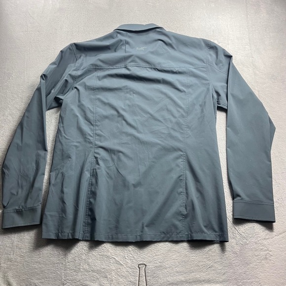 Arcteryx Skyline LS Shirt Mens XL Gray Blue Technical Button Down 19065 - Picture 7 of 8